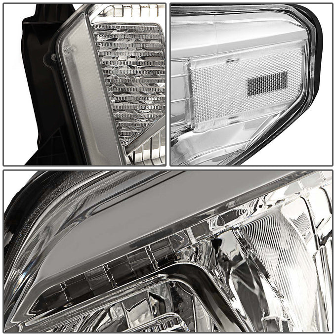 D-Motoring - Headlights - Chrome Housing - Plug-n-Play - Pair - 14-17 Toyota Tundra - 3