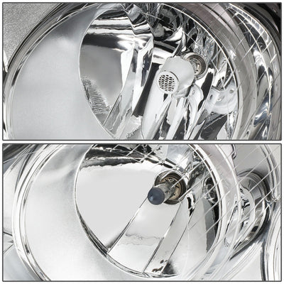 D-Motoring - Headlights - Chrome Housing - Plug-n-Play - Pair - Volkswagen Jetta / Rabbit - 2
