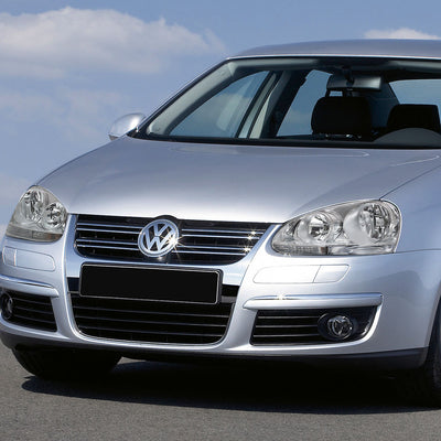 D-Motoring - Headlights - Chrome Housing - Plug-n-Play - Pair - Volkswagen Jetta / Rabbit - 5