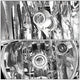 D-Motoring - Headlights - Chrome Housing - Amber Corner - Plug-n-Play - Pair - 11-17 Volkswagen Jetta 4-Door Sedan - 2