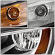 D-Motoring - Headlights - Chrome Housing - Amber Corner - Plug-n-Play - Pair - 11-17 Volkswagen Jetta 4-Door Sedan - 3