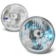 Headlights - 7 - Clear Housing - Plug-n-Play - Pair