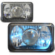 D-Motoring - Headlights - 4X6 - Black Housing - Projector - Plug-n-Play - Pair  - 1