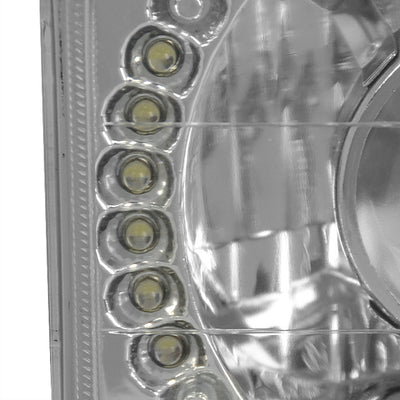 D-Motoring - Headlights - LED - Clear Housing - Projector - Plug-n-Play - Pair - Cadilac / GMC / Buick / GMC - 3
