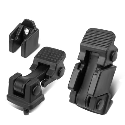 Hood Latches - Black - 97-06 Jeep Wrangler - HOODL-JW97