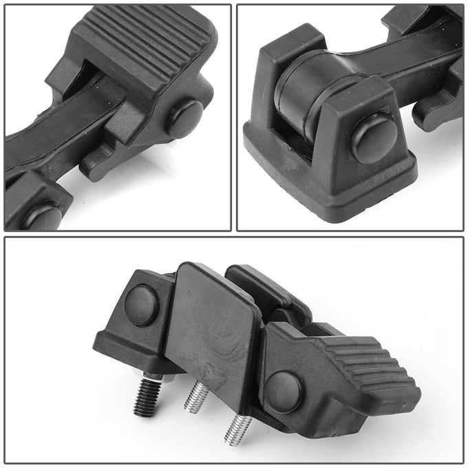 Hood Latches - Black - 97-06 Jeep Wrangler - HOODL-JW97
