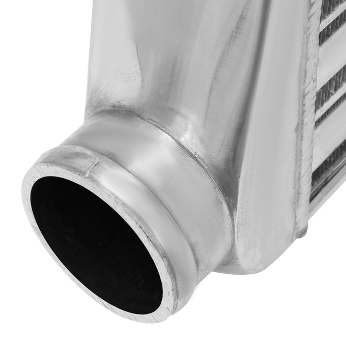 D-Motoring - UniversalIntercooler - 3 in. OD Inlet - 3 in. OD Outlet - 30.75 in. W X 12.75 in. H X 3 in. D - Aluminum - 3