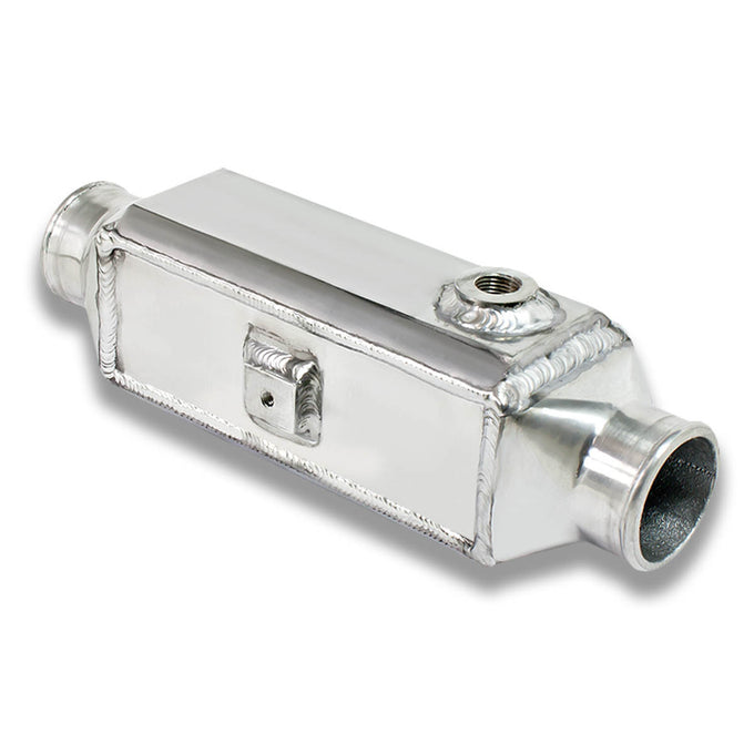 D-Motoring - Intercooler - 2.50 in.Inlet - 2.50 in.Outlet - 13.75 in. (L) X 4.75 in. (H) X 4.25 in.(W) - Aluminum - Universal - 1