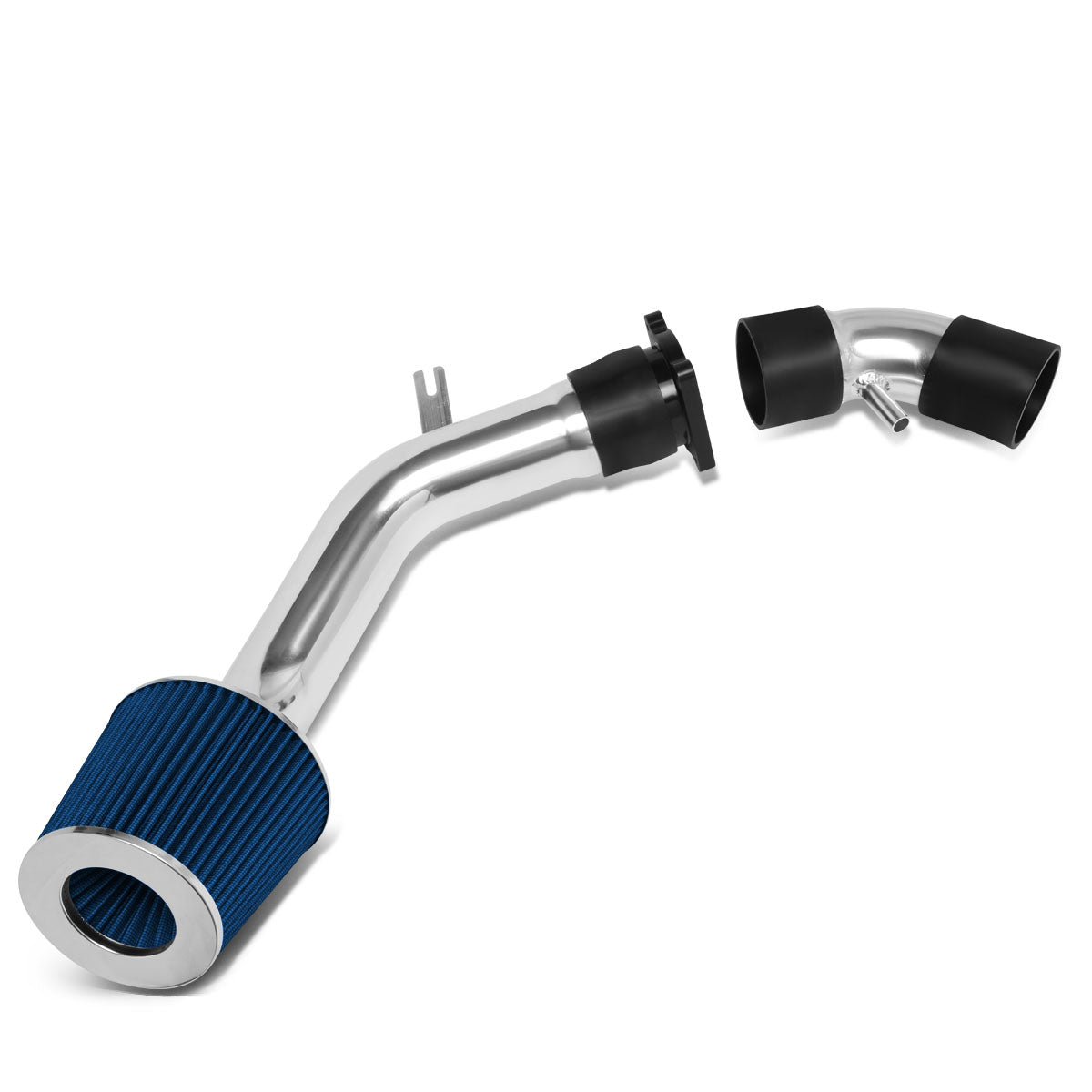 D-Motoring - Short Ram Air Intake System - 2.75 - Cone Stlye - Washable - Aluminum - 02-06 Nissan Sentra SE-R - 1