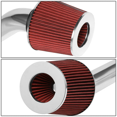 D-Motoring - Short Ram Air Intake System - 2.75 - Cone Stlye - Washable - Aluminum - 02-06 Nissan Sentra SE-R - 3