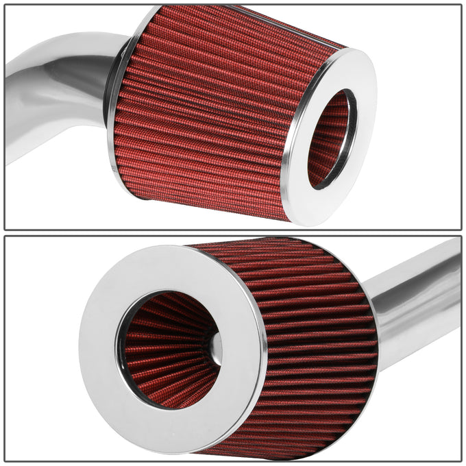D-Motoring - Short Ram Air Intake System - 2.75 - Cone Stlye - Washable - Aluminum - 02-06 Nissan Sentra SE-R - 3