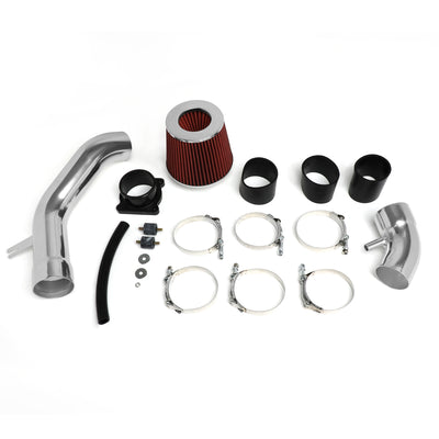 D-Motoring - Short Ram Air Intake System - 2.75 - Cone Stlye - Washable - Aluminum - 02-06 Nissan Sentra SE-R - 6