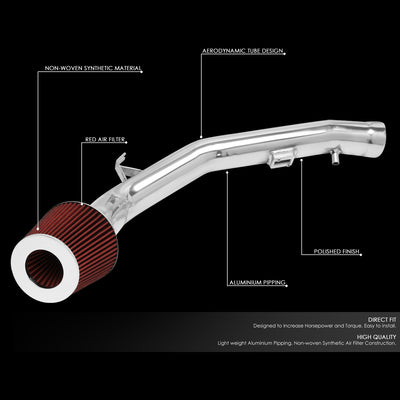 D-Motoring - 04-06 Nissan MaximaShort Ram Air Intake System - Reusable - Aluminum - 2