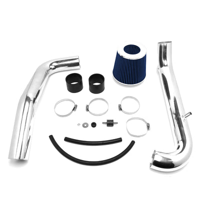 D-Motoring - Short Ram Air Intake System - 2.5 - Cone Stlye - Washable - Aluminum - 96-00 Honda Civic CX / DX / LX - 6
