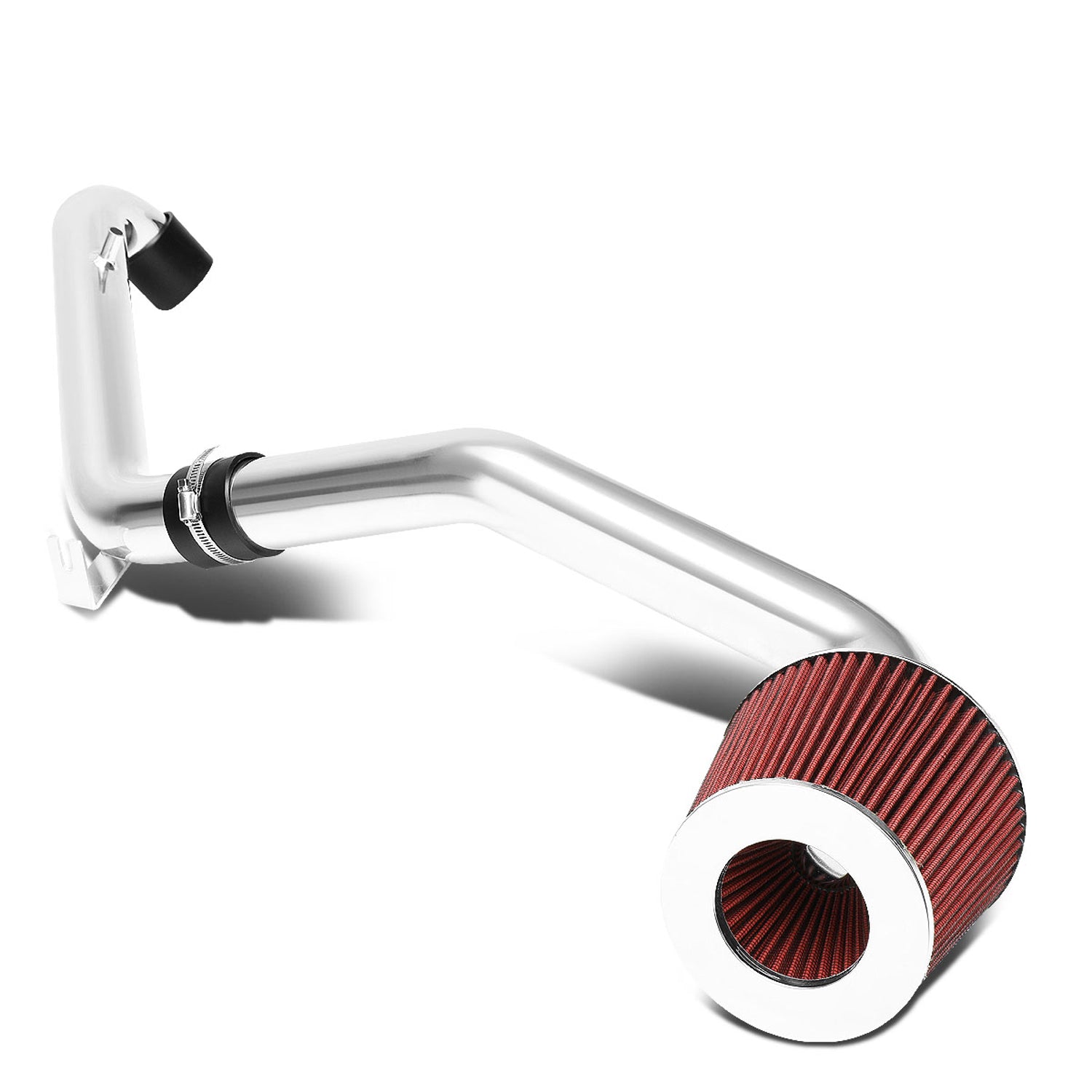 D-Motoring - Short Ram Air Intake System - 2.5 - Cone Stlye - Washable - Aluminum - 96-00 Honda Civic CX / DX / LX - 1