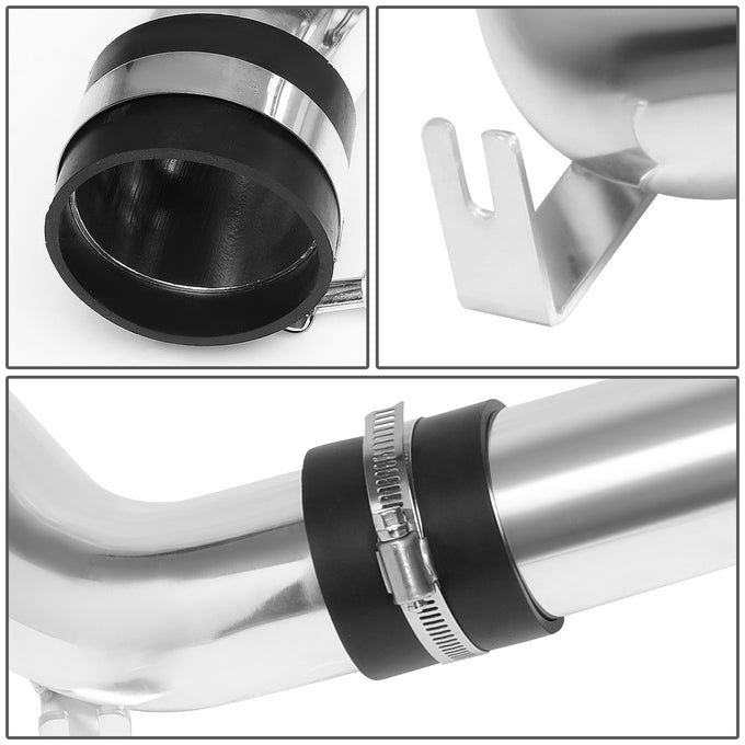 D-Motoring - Short Ram Air Intake System - 2.5 - Cone Stlye - Washable - Aluminum - 96-00 Honda Civic CX / DX / LX - 5