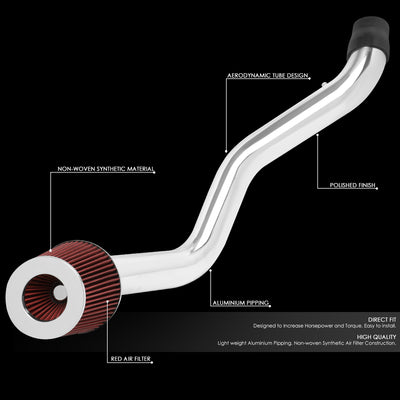 D-Motoring - 97-01 Honda PreludeShort Ram Air Intake System - Reusable - Aluminum - 2