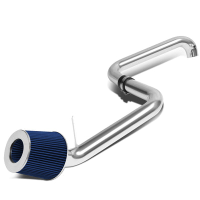 D-Motoring - Short Ram Air Intake System - 2.5 - Cone Stlye - Washable - Aluminum - 01-05 Honda civic EX - 1