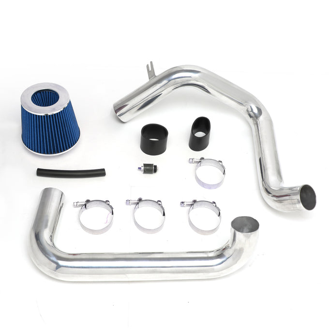 D-Motoring - 01-05 Honda Civic 1.7LShort Ram Air Intake System - Reusable - Aluminum - 6