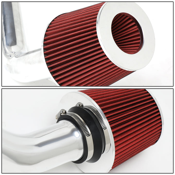 D-Motoring - 01-05 Honda Civic 1.7LShort Ram Air Intake System - Reusable - Aluminum - 3