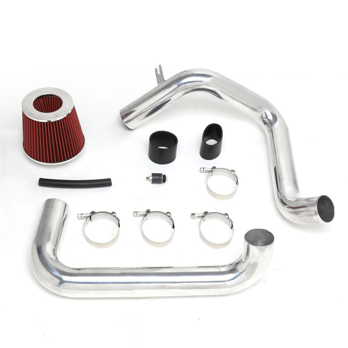 D-Motoring - 01-05 Honda Civic 1.7LShort Ram Air Intake System - Reusable - Aluminum - 6