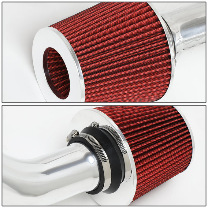 D-Motoring - 07-08 Honda FitShort Ram Air Intake System - Reusable - Aluminum - 3