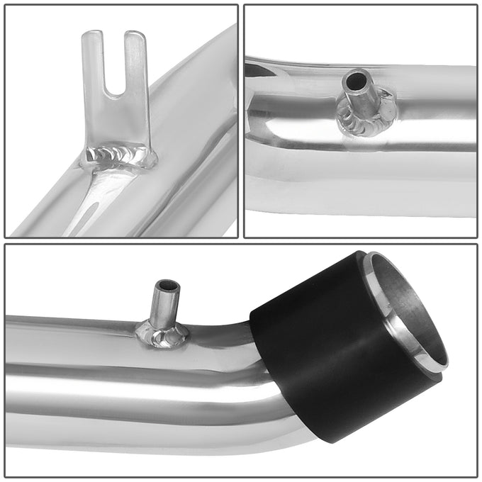 D-Motoring - 92-97 Honda Civic Del SolShort Ram Air Intake System - Reusable - Aluminum - 4