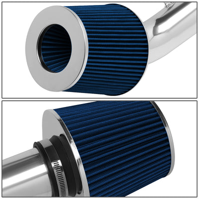 D-Motoring - Short Ram Air Intake System - 2.75 - Cone Stlye - Washable - Aluminum - 98-02 Honda Accord V6 - 3