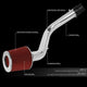 D-Motoring - Short Ram Air Intake System - 2.75 - Cone Stlye - Washable - Aluminum - 98-02 Honda Accord V6 - 2