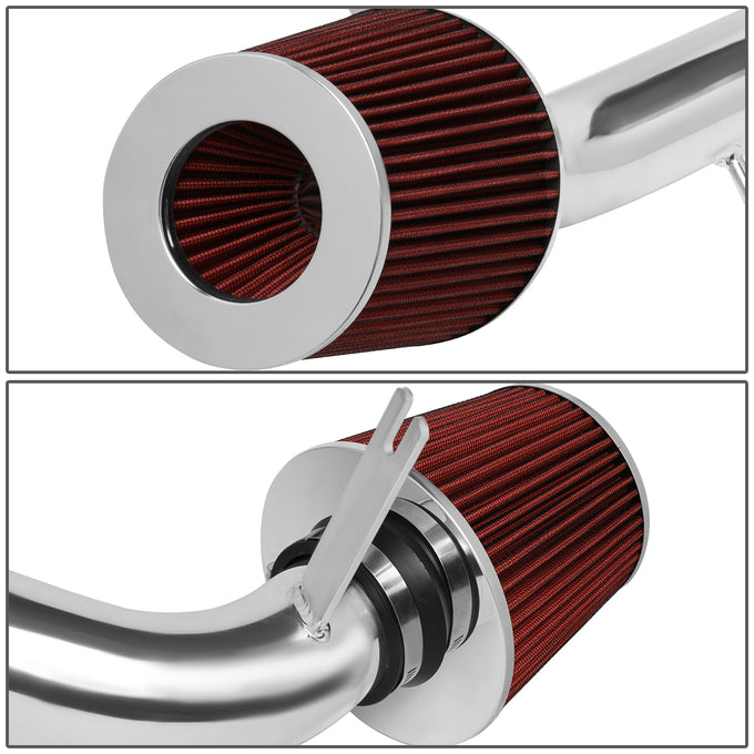 D-Motoring - Short Ram Air Intake System - 3 - Cone Stlye - Washable - Aluminum - 02-05 Honda Civic Si - 3