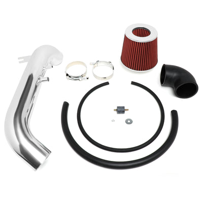 D-Motoring - Short Ram Air Intake System - 3 - Cone Stlye - Washable - Aluminum - 02-05 Honda Civic Si - 6