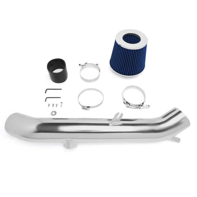 D-Motoring - Short Ram Air Intake System - 3 - Cone Stlye - Washable - Aluminum - 03-06 Infiniti G35 - 6