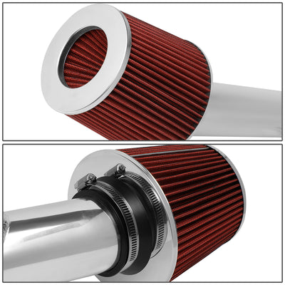 D-Motoring - Short Ram Air Intake System - 3 - Cone Stlye - Washable - Aluminum - 03-06 Infiniti G35 - 3