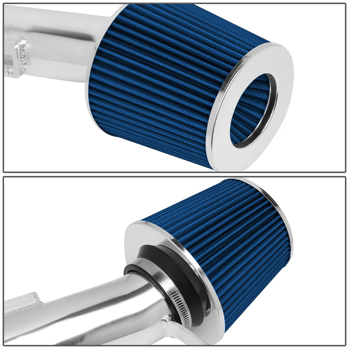 D-Motoring - Short Ram Air Intake System - 3 - Cone Stlye - Washable - Aluminum - 07-12 Nissan Altima 2.5L 4Cyl - 3