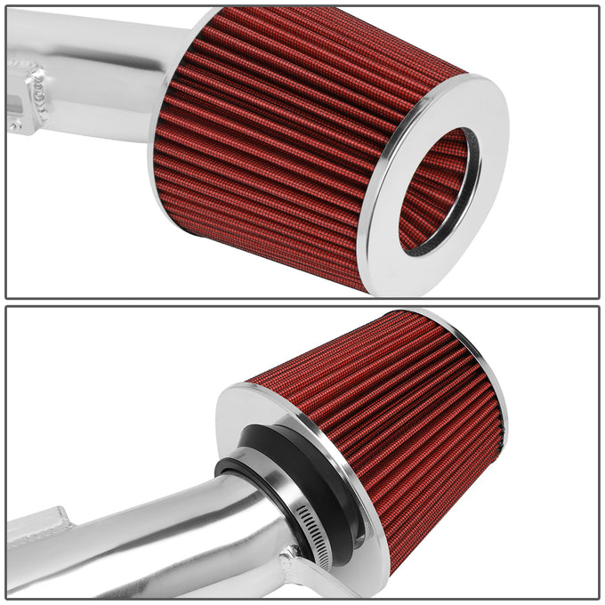 D-Motoring - Short Ram Air Intake System - 3 - Cone Stlye - Washable - Aluminum - 07-12 Nissan Altima 2.5L 4Cyl - 3