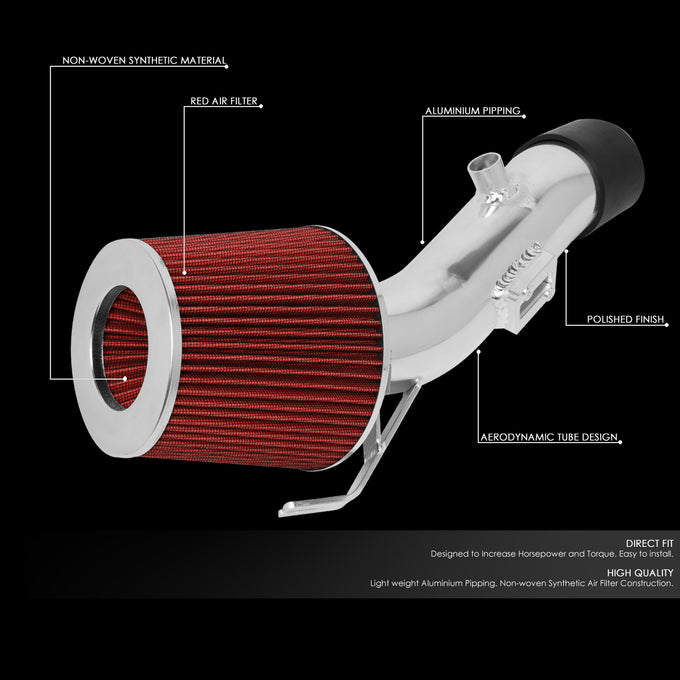 D-Motoring - 07-12 Nissan Altima V6Short Ram Air Intake System - Reusable - Aluminum - 2