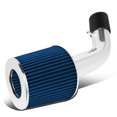 D-Motoring - Short Ram Air Intake System - 2.75 - Cone Stlye - Washable - Aluminum - 03-08 Hyundai Tiburon 2.0L L4 - 1