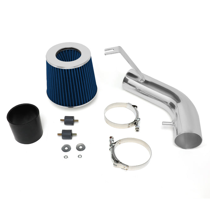 D-Motoring - Short Ram Air Intake System - 2.75 - Cone Stlye - Washable - Aluminum - 03-08 Hyundai Tiburon 2.0L L4 - 6