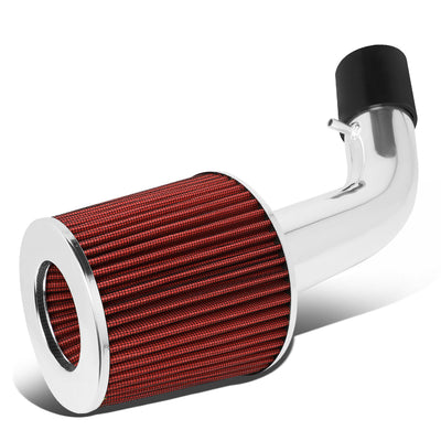 D-Motoring - Short Ram Air Intake System - 2.75 - Cone Stlye - Washable - Aluminum - 03-08 Hyundai Tiburon 2.0L L4 - 1