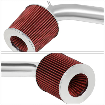 D-Motoring - Short Ram Air Intake System - 2.75 - Cone Stlye - Washable - Aluminum - 01-05 Lexus IS300 3.0L L6 - 3