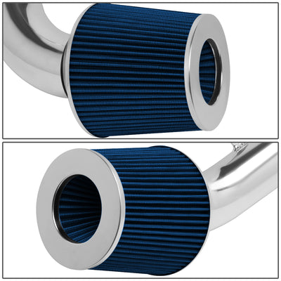 D-Motoring - Short Ram Air Intake System - 2.5 - Cone Stlye - Washable - Aluminum - 06-11 Honda Civic DX LX - 3