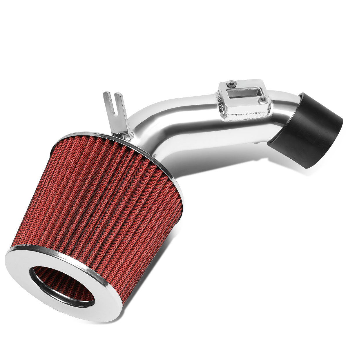 D-Motoring - Short Ram Air Intake System - 2.5 - Cone Stlye - Washable - Aluminum - 06-11 Honda Civic DX LX - 1