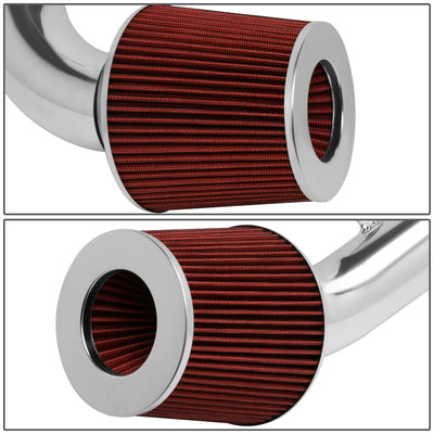 D-Motoring - Short Ram Air Intake System - 2.5 - Cone Stlye - Washable - Aluminum - 06-11 Honda Civic DX LX - 3