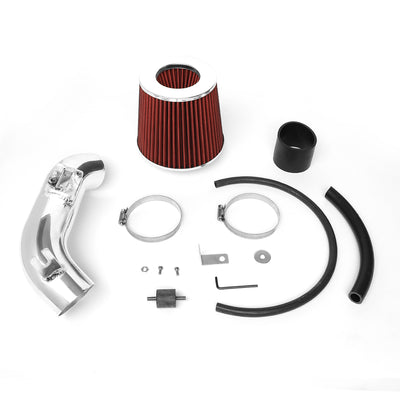 D-Motoring - Short Ram Air Intake System - 2.5 - Cone Stlye - Washable - Aluminum - 06-11 Honda Civic DX LX - 6