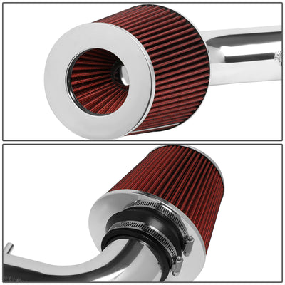 D-Motoring - Short Ram Air Intake System - 3 - Cone Stlye - Washable - Aluminum - 02-05 Honda Civic Si - 3