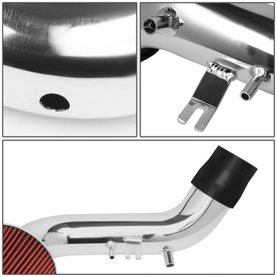 D-Motoring - Short Ram Air Intake System - 3 - Cone Stlye - Washable - Aluminum - 02-05 Honda Civic Si - 4