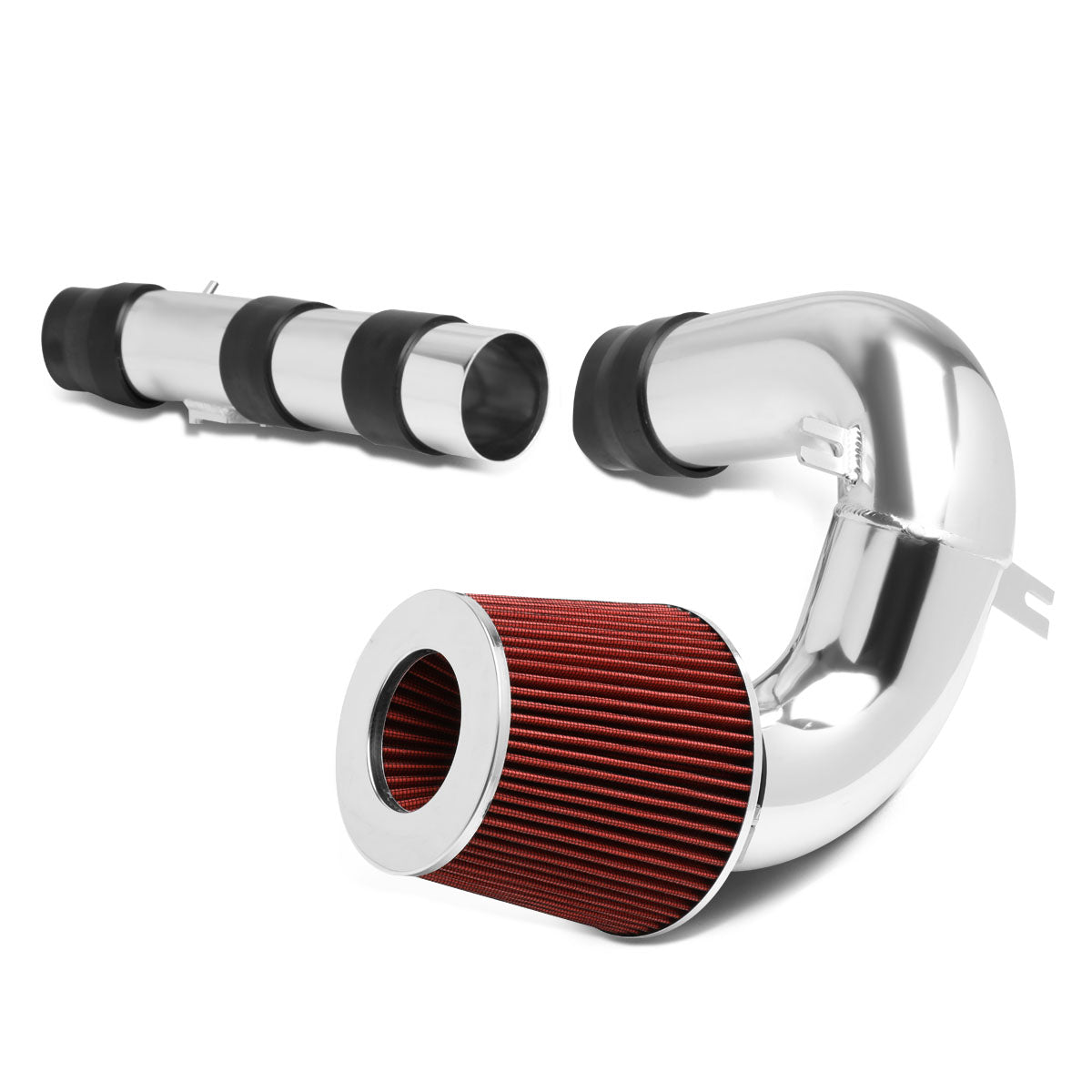D-Motoring - Short Ram Air Intake System - 3 - Cone Stlye - Washable - Aluminum - 04-11 Mazda RX8 - 1