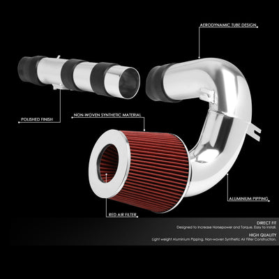 D-Motoring - Short Ram Air Intake System - 3 - Cone Stlye - Washable - Aluminum - 04-11 Mazda RX8 - 2