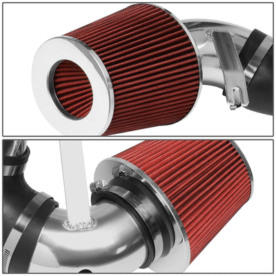 D-Motoring - Short Ram Air Intake System - 3 - Cone Stlye - Washable - Aluminum - Dodge Charger 3.5L V6 / Dodge Challenger 3.5L V6 - 3