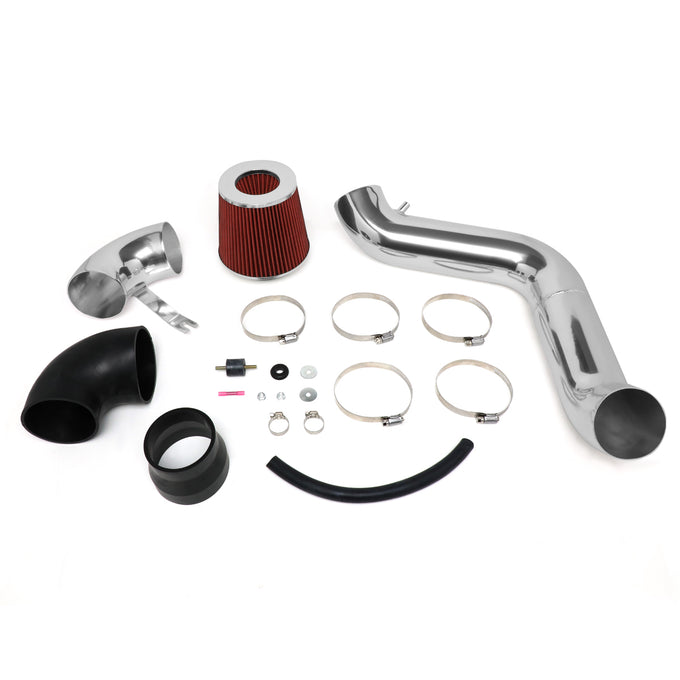 D-Motoring - Short Ram Air Intake System - 3 - Cone Stlye - Washable - Aluminum - Dodge Charger 3.5L V6 / Dodge Challenger 3.5L V6 - 6